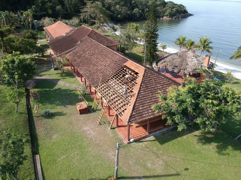 Obra pública executada pela Dimensão Empreendimentos no litoral do Paraná